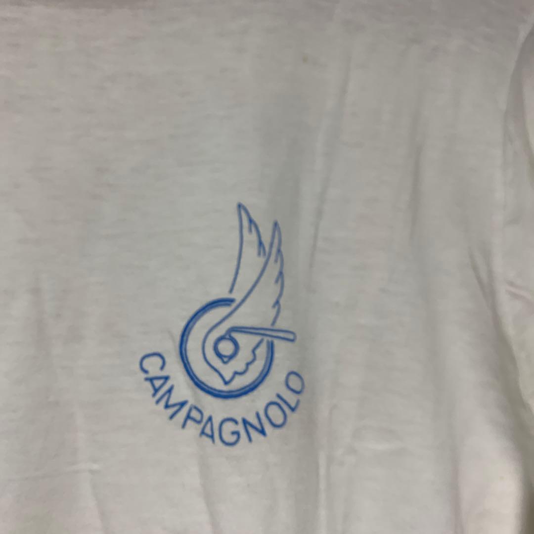 vintage campagnolo 長袖Tシャツジャージ　Lサイズ ホワイト