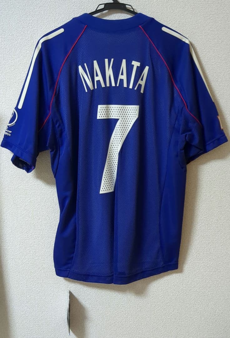 日本代表　2002年　中田英寿　オーセンティック　ユニフォーム　 タグ付き