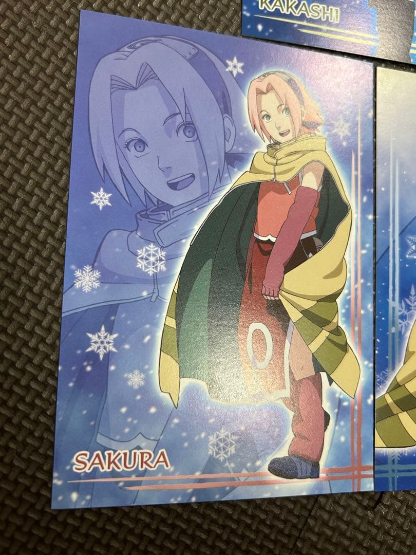 ナルト　カード　NARUTO ポストカード　劇場版　雪姫