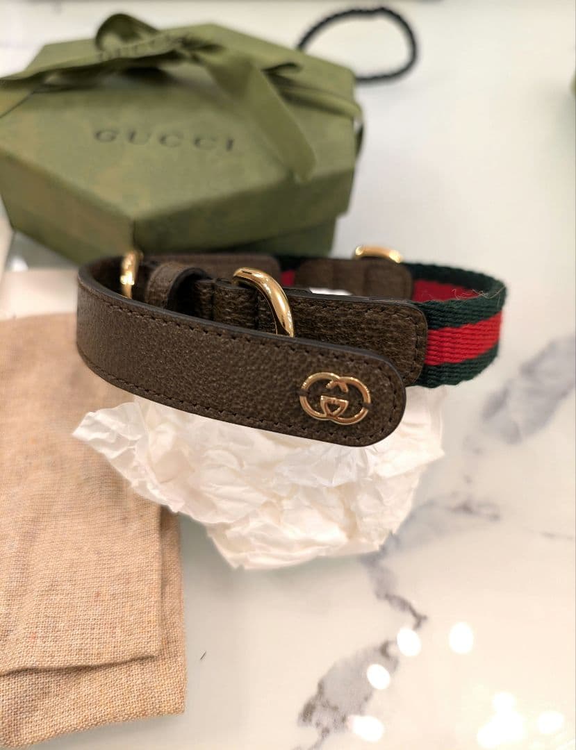 【新品未使用】Gucci スモールペットカラー