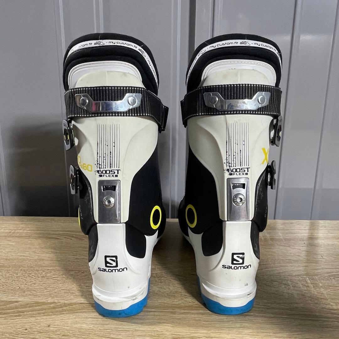 【美品】SALOMON25/25.5cm フレックス80 スキーブーツ