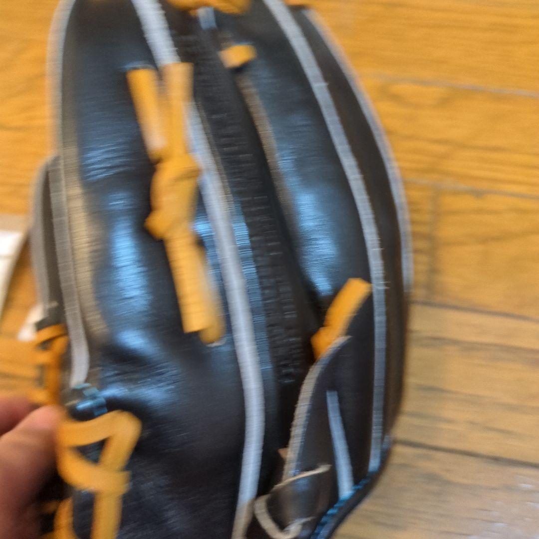 ミズノ一般用 軟式野球グローブ 黒/コルク　サイズ9