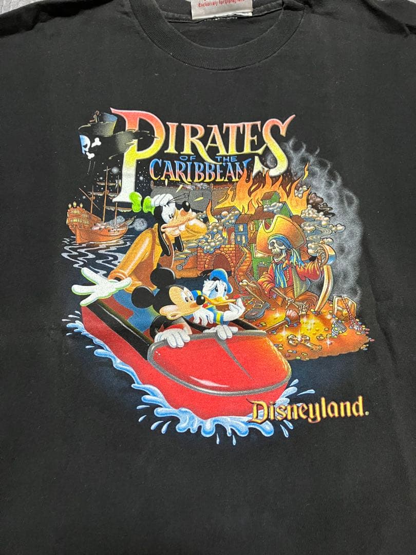 ディズニー カリブの海賊 Tシャツ ブラック