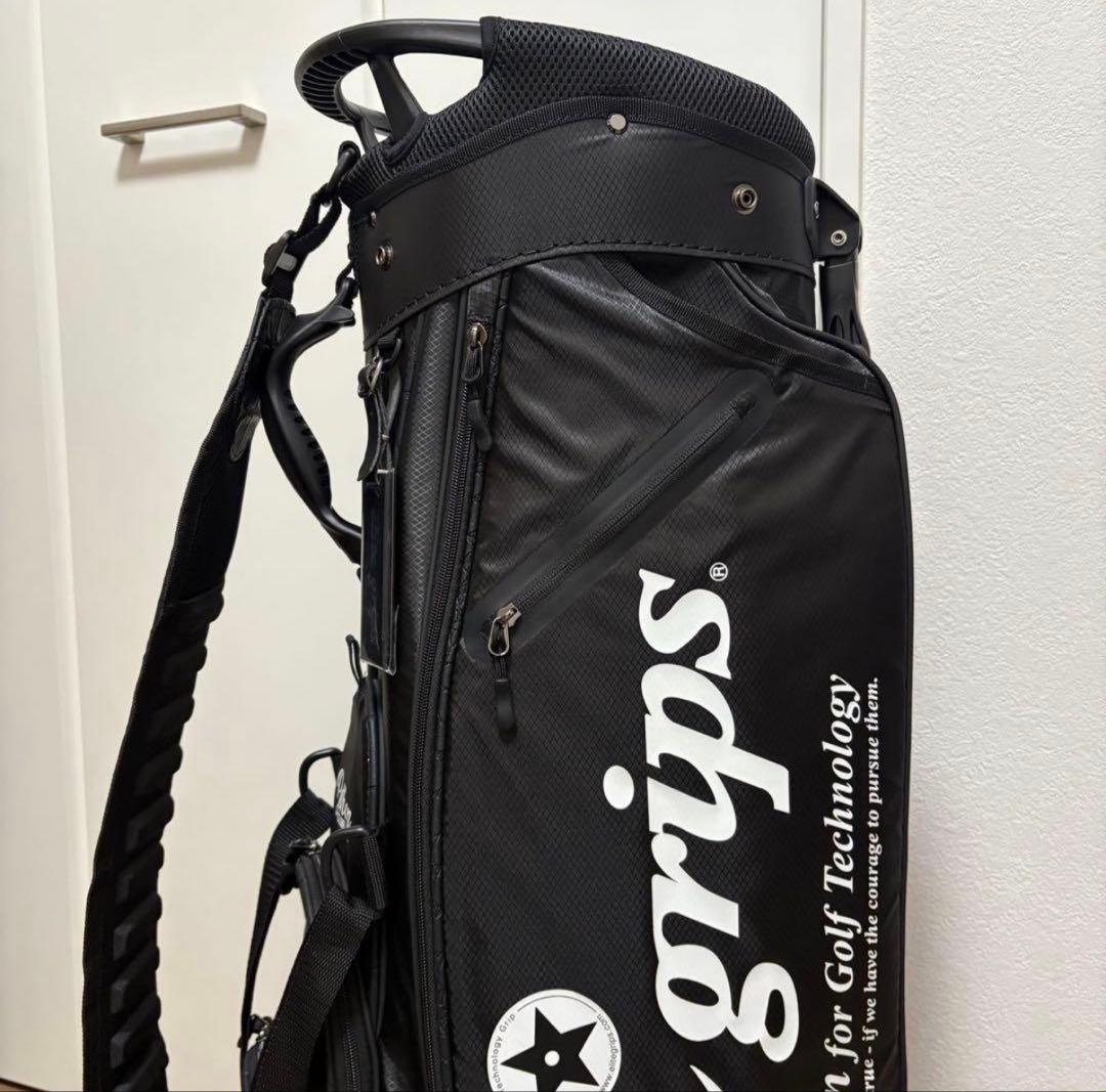 新品未使用品 elite grips ゴルフ 限定 スタンド式キャディバッグ 黒