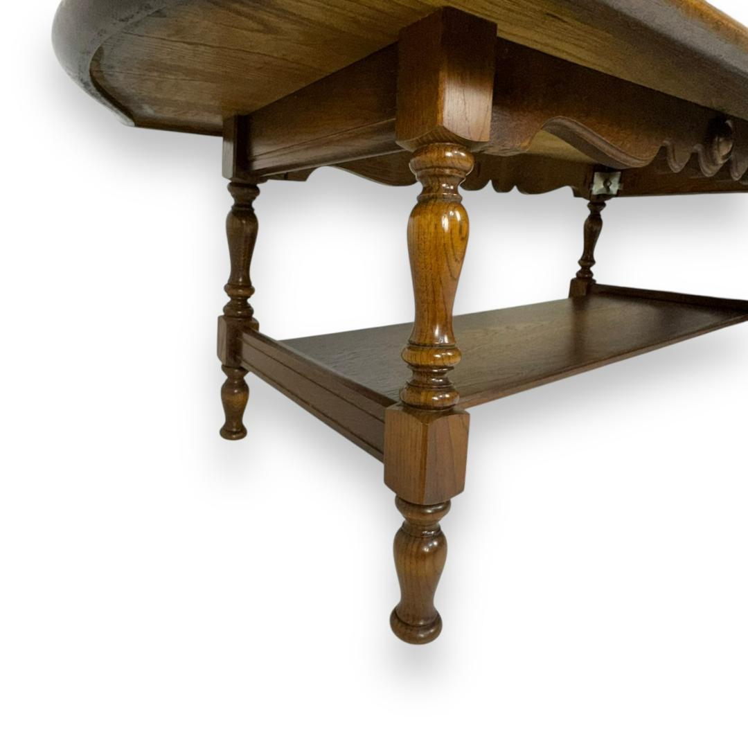 希少 ガラストップ付 ヴィンテージ 飛騨産業 ローテーブル 1200W