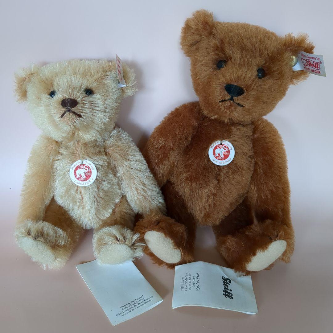 シュタイフ Steiff テディベア ウィリアム＆ヘンリー ブラザーズ　缶入り