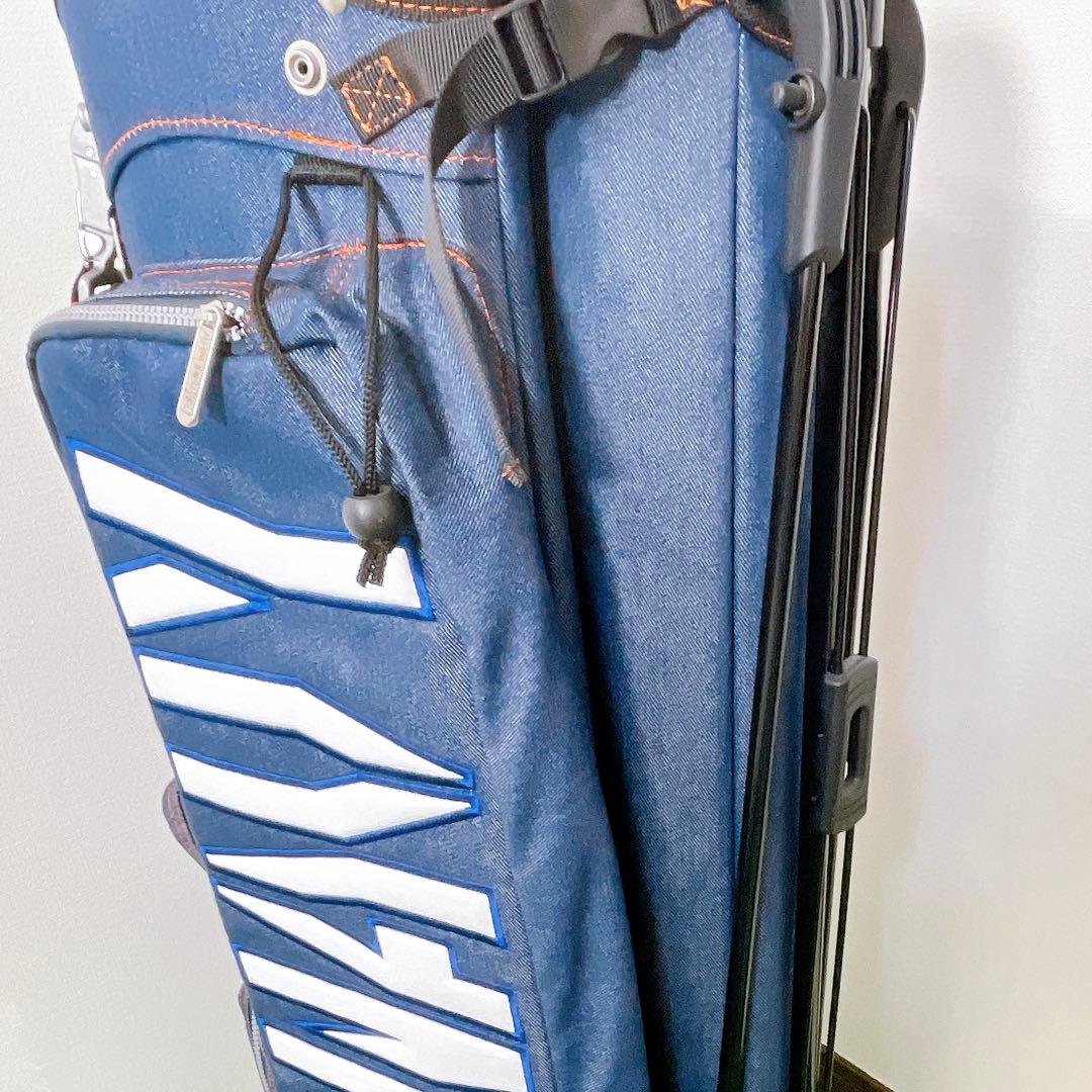 美品　アーミーベースコレクション　デニム　スタンドキャディバック　アイアンカバー