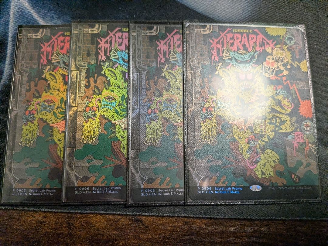 下賤の教主　プロモ　英語　マジック：ザ・ギャザリング 4枚セット