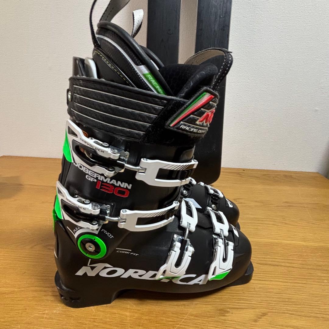 メンズ　ショートスキー　ファンスキーセット　elan 25/25.5cmブーツ付