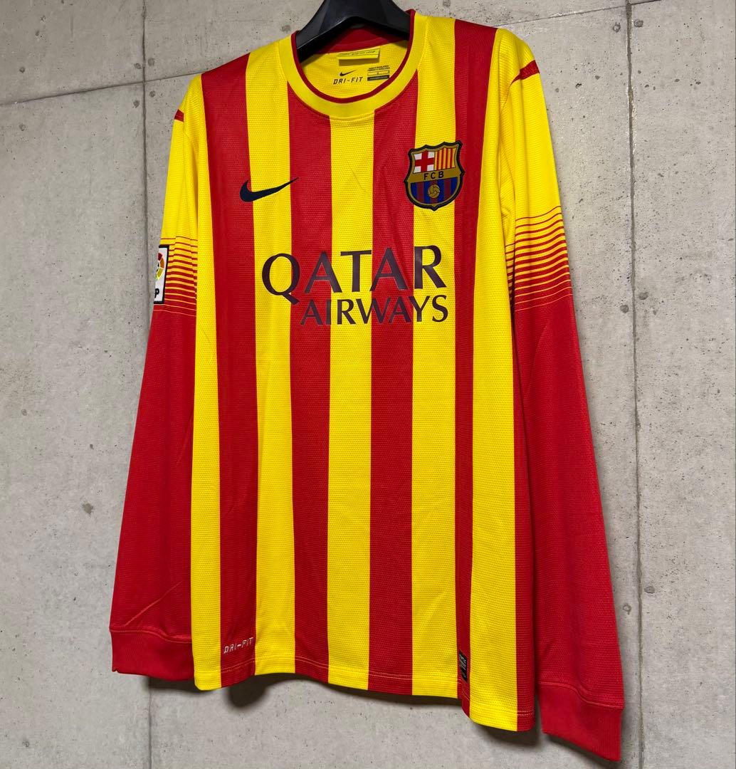 【極美品！】13/14 バルセロナFC ♯6 シャビ【Lサイズ】アウェイ