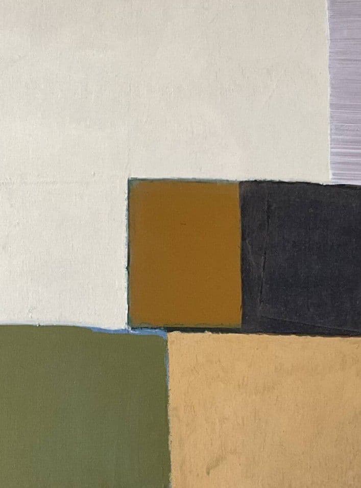 ミニマルアート·レクタンブル絵画 F6号額付作者不詳