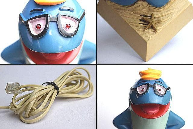 1980’s チャーリーザツナ ビンテージ 電話機 スターキスト ソフビ 貯金箱