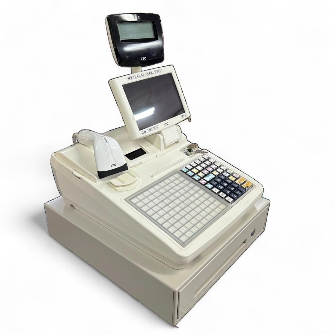 TEC東芝テック FS-2055 レジスター バーコードリーダー付 動作確認済③