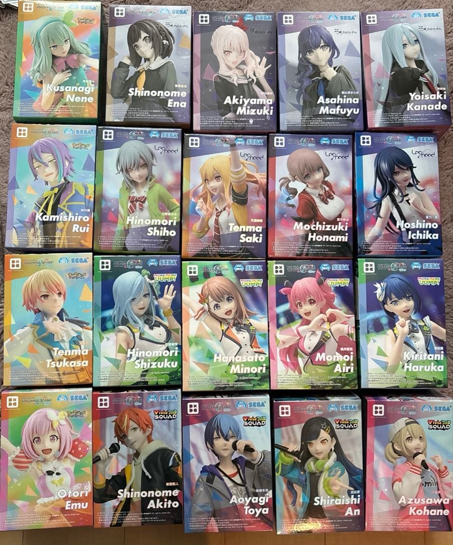 プロセカ　Desktop×Decorate フィギュア　コンプセット　20種