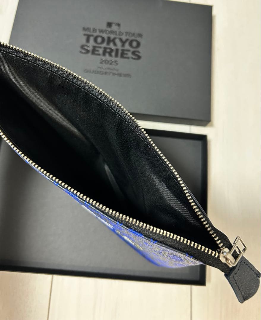 【新品】MLB TOKYO SERIES 2025 牛革ポーチ　大谷翔平