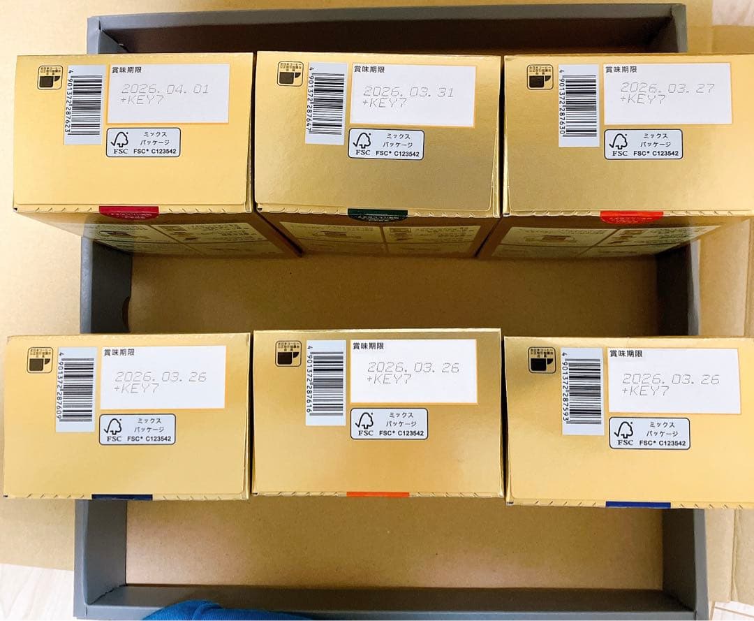 KDV-30Lキーコーヒー ドリップオンギフト（6種×5cups）　4箱