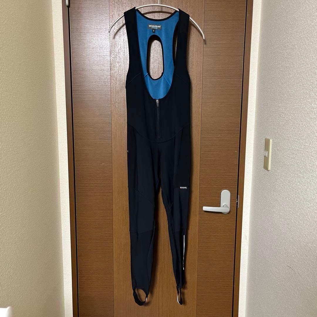 Cafe du Cycliste レディース ビブタイツ パッドなし S