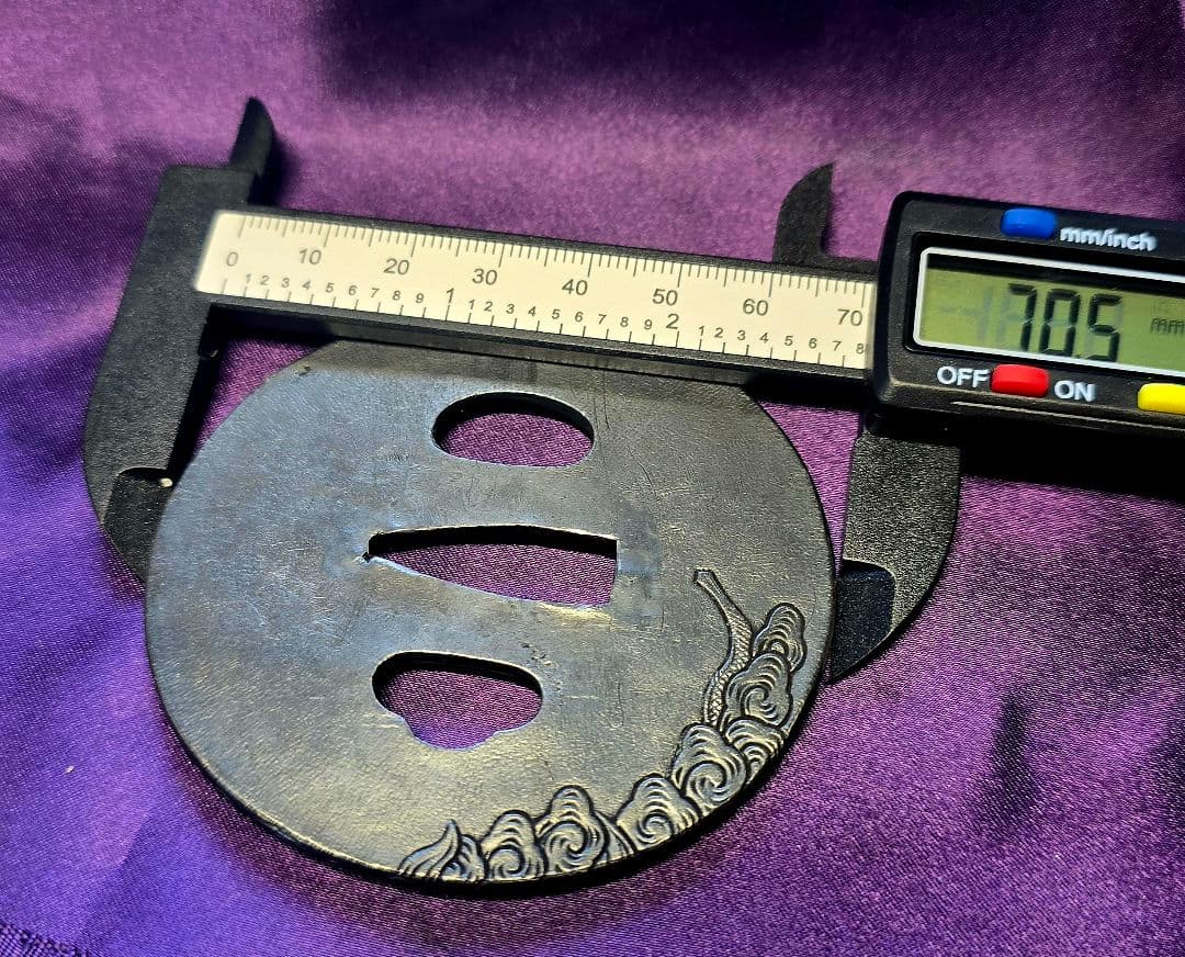 雲龍鍔　大刀用　刀装具