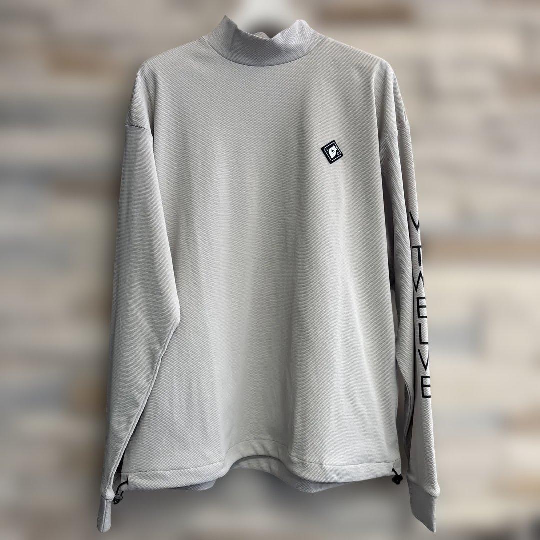 v12 モックネックシャツ　サイズL 2025秋冬モデル