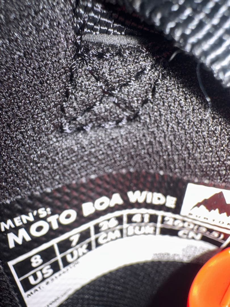 26㎝　Burton Moto スノーボードブーツ ブラック