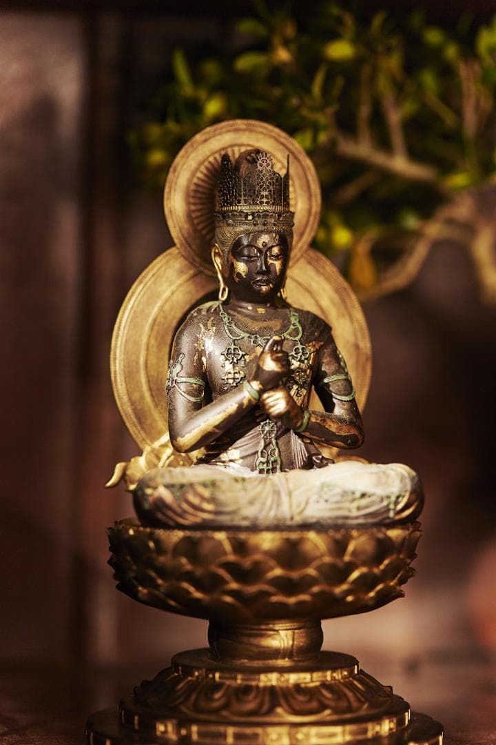 ★新品同様★イスム TanaCOCORO 掌 仏像 大日如来 真鍮★10