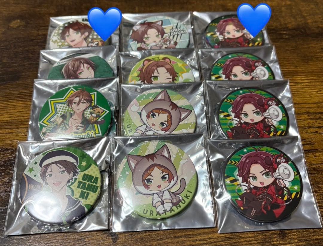 浦島坂田船 うらたぬき 志麻 坂田 センラ しまさか さかわん 缶バッジ 缶バ