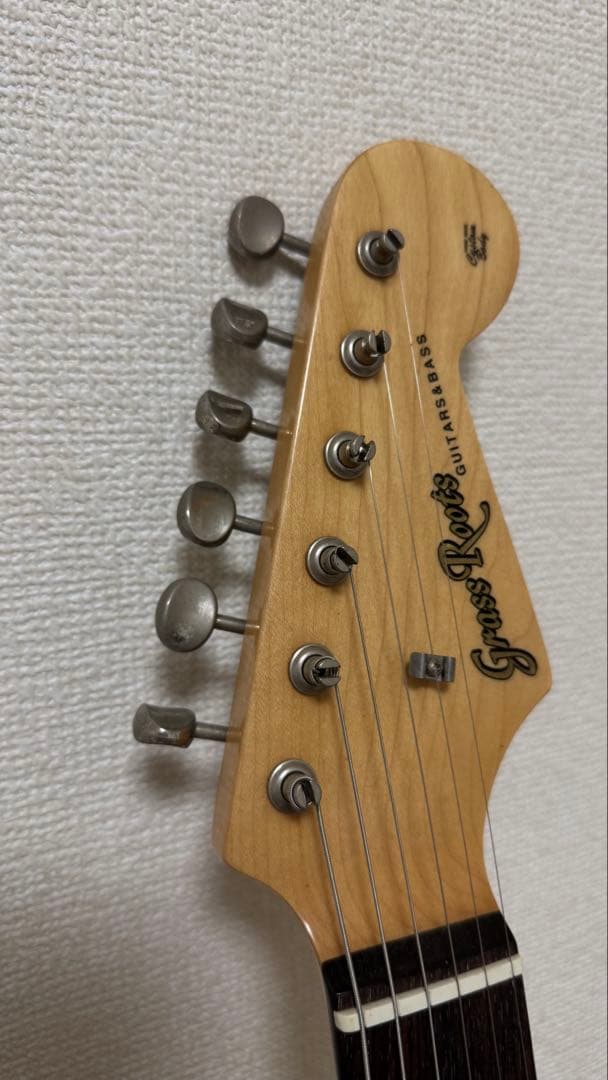 Grass Roots エレキギター メタリックレッド