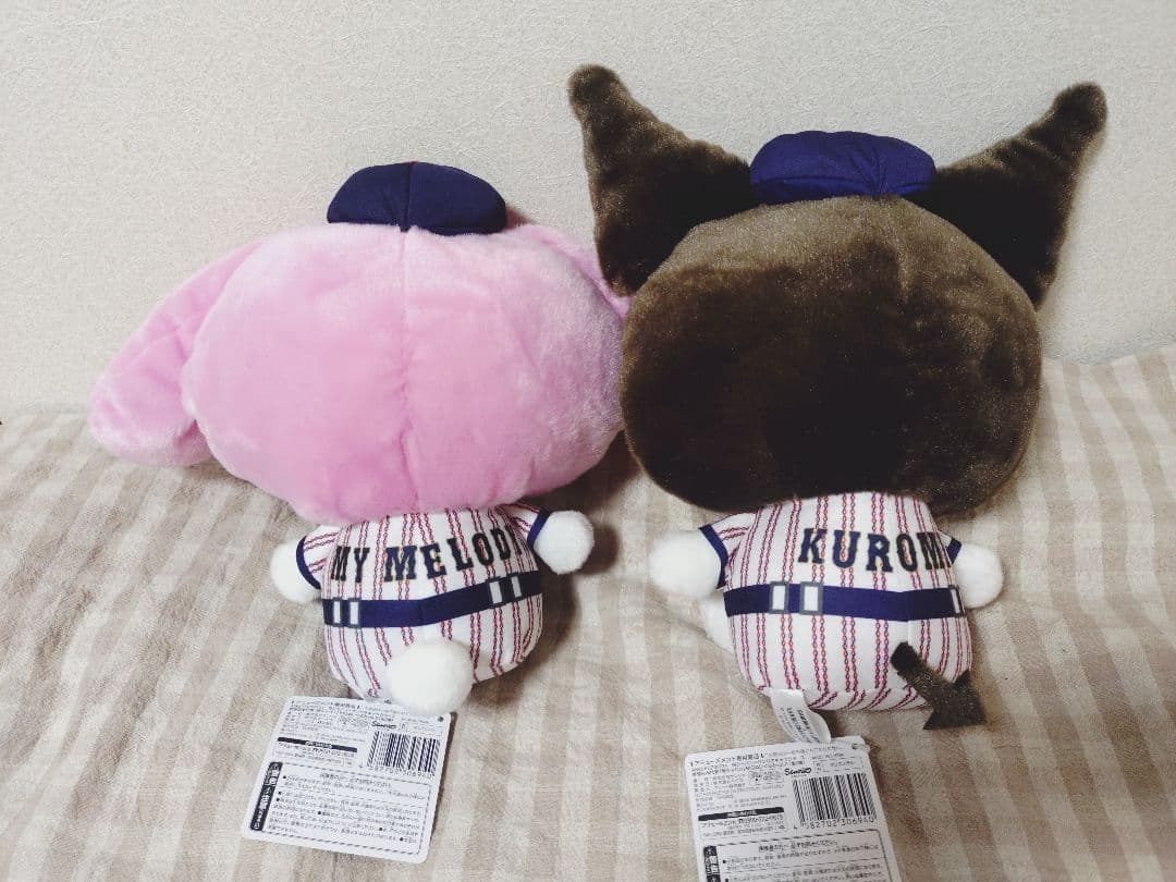 侍ジャパン × サンリオ 野球日本代表 「侍ジャパン」BIGぬいぐるみ 4点