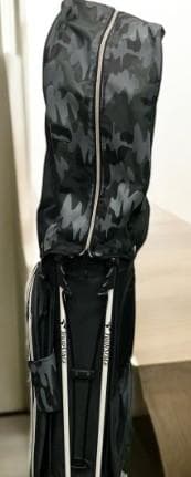 送料無料/超美品TOURSTAGE キャディバッグ ブラック/カモフラージュ