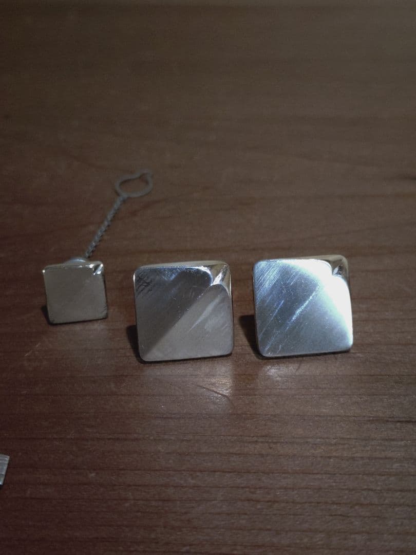 銀製 タイピン カフス