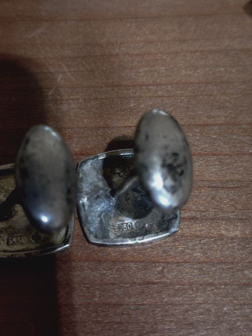 銀製 タイピン カフス