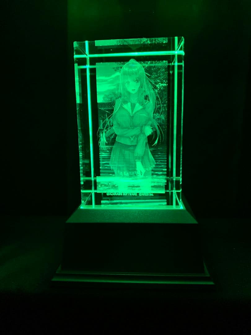 1点のみ　ピロ水　アマカノ2 3Dクリスタル　黒姫結灯