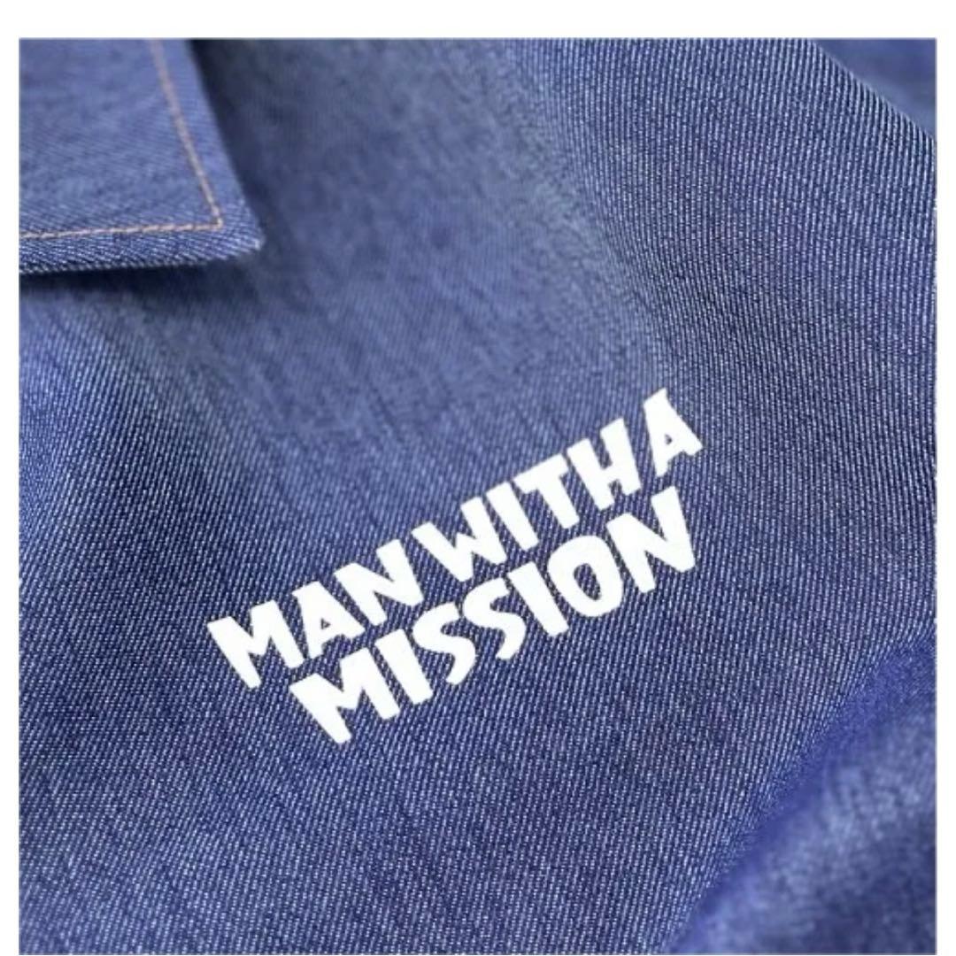MAN WITH A MISSION デニム風コーチジャケット