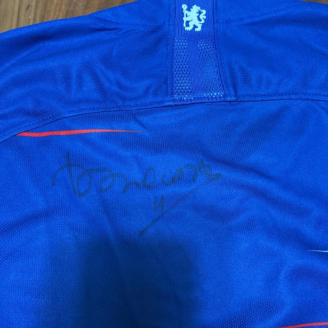ドログマ直筆サイン入り Chelsea FC Nikeサッカーシャツ タグ付き