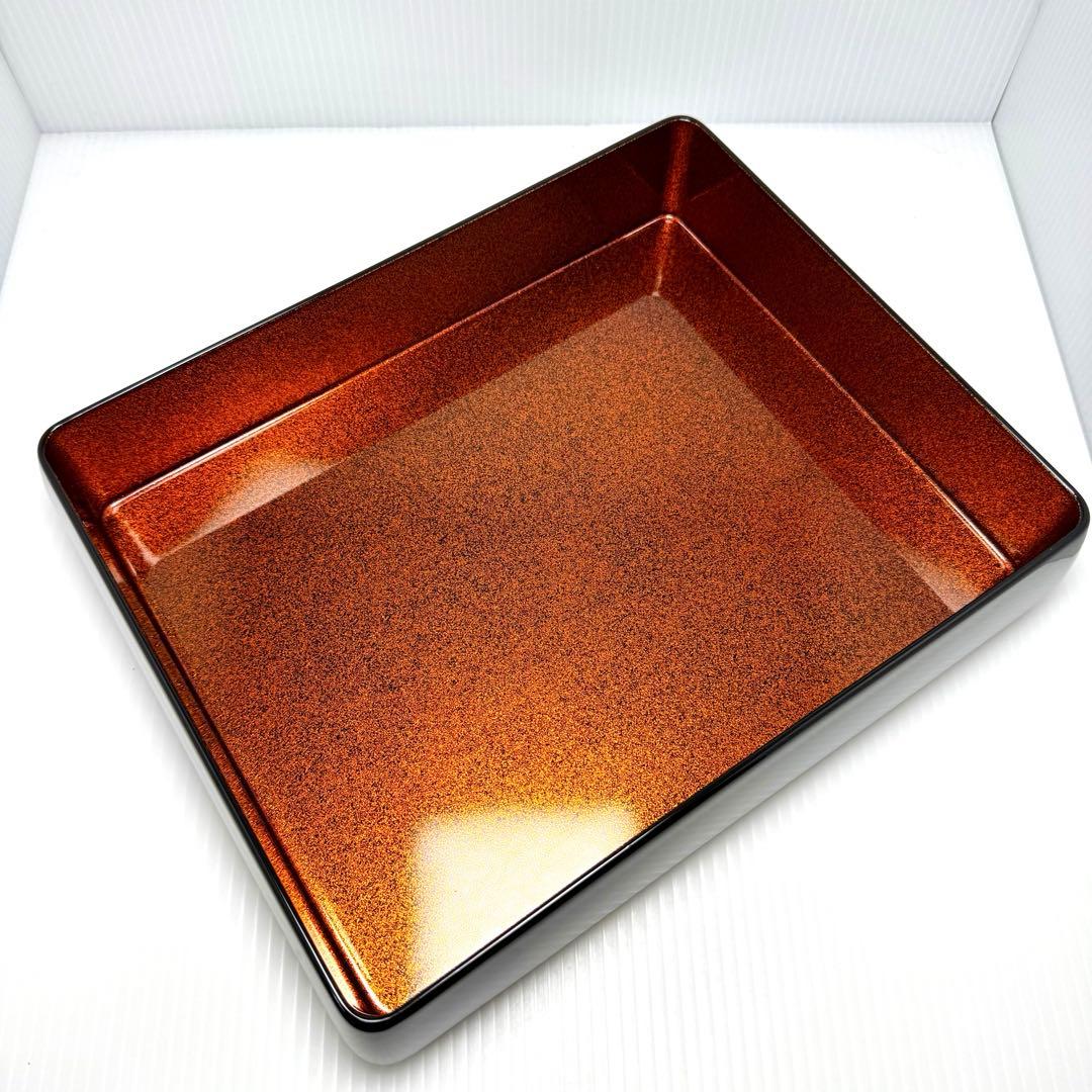 新品未使用 越前塗 漆器 漆 文庫 文箱 霧箱 説明書 箱 伝統工芸 黒 小物入