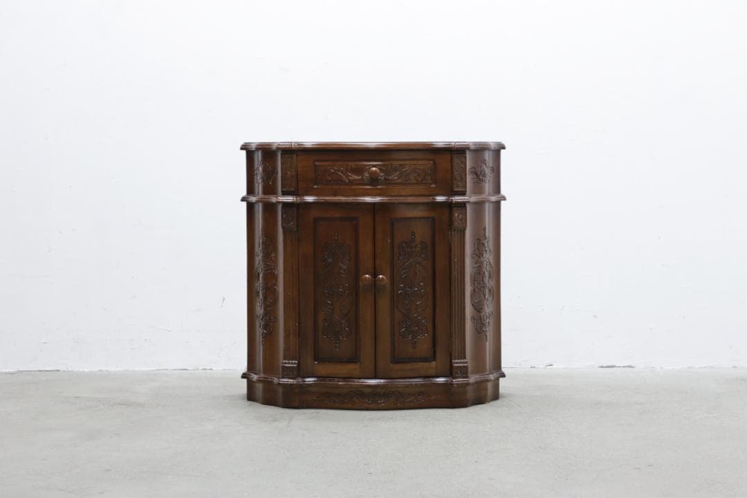 ヴィンテージ クラシカル コンソール デスク テーブル キャビネット 展示台