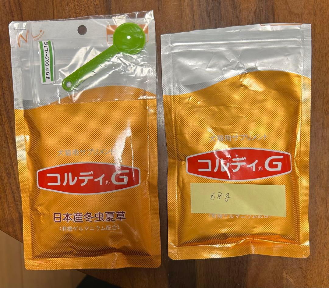 コルディG 犬猫用サプリメント 100g+68g（おまけ付き）