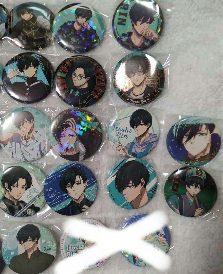 ブルーロック 糸師凛 缶バッジ まとめ売り 32点セット