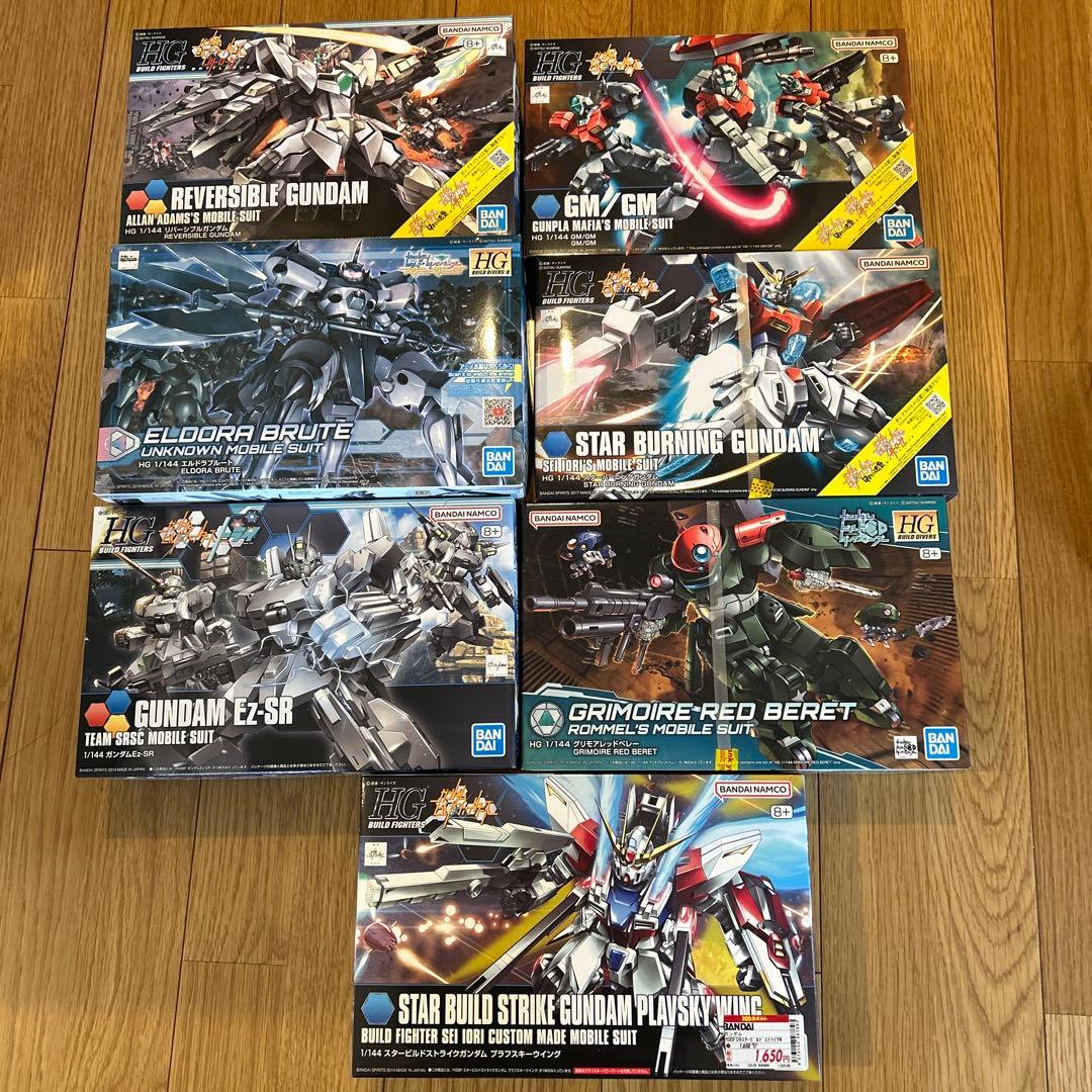 HGガンプラ.ビルドシリーズ7点セット