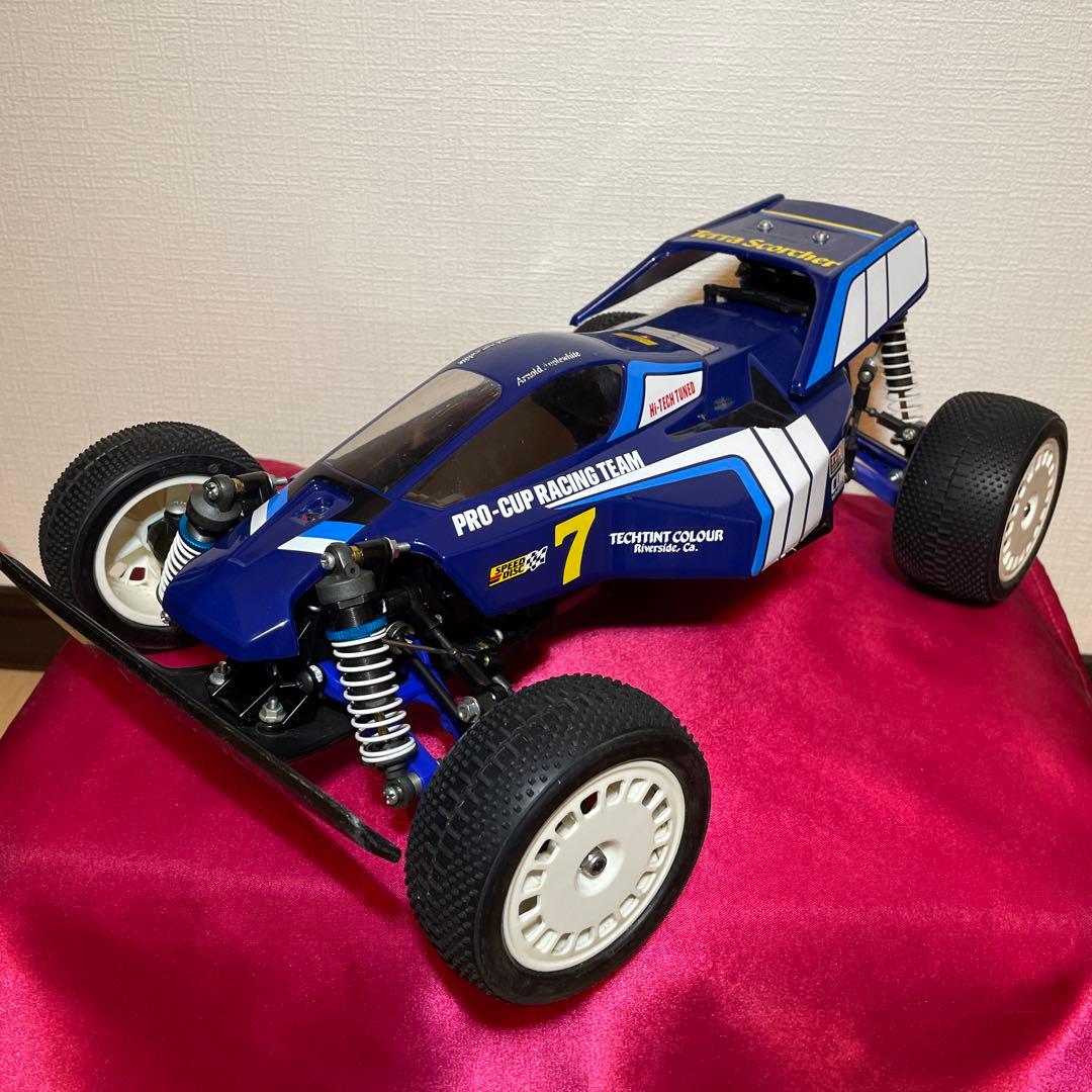 タミヤ　スコーチャー（2020） 1/10 電動RC opダンパー　タイヤ付き