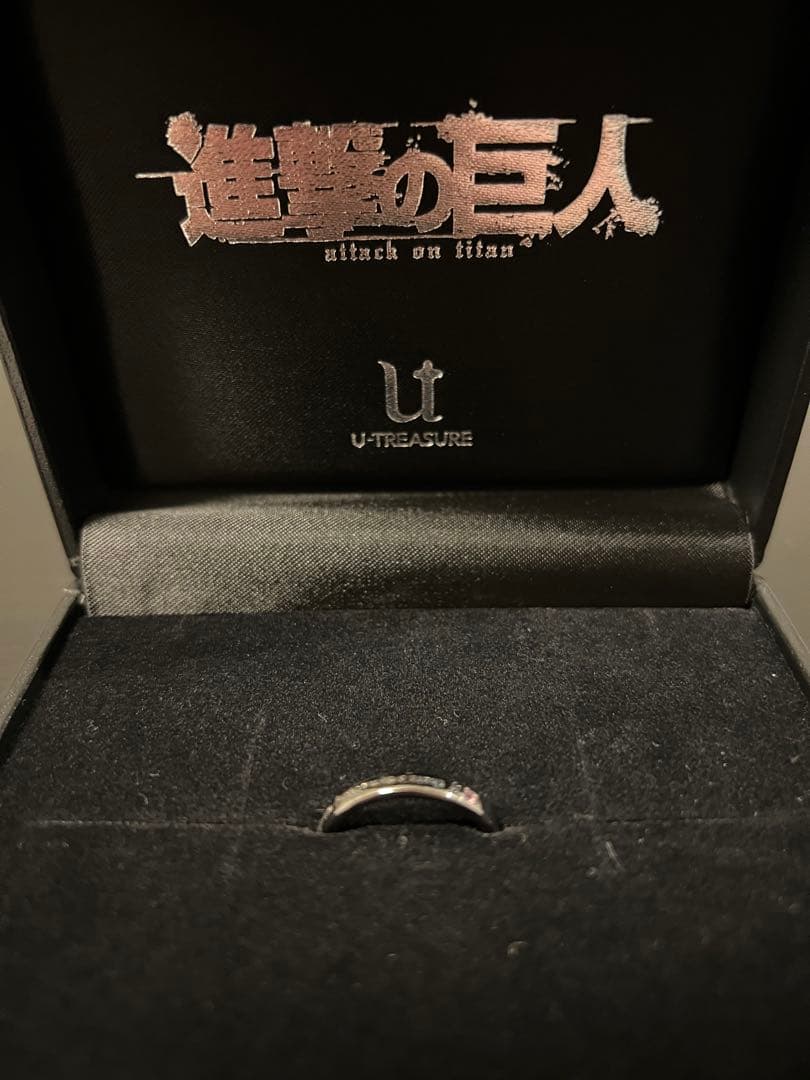 進撃の巨人 シンプルメッセージリング U-TREASURE ハンジ
