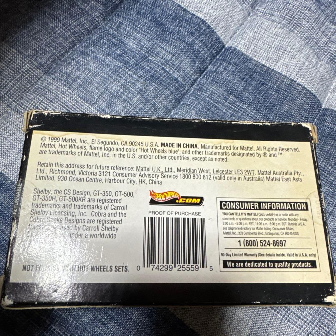 1966 Shelby GT350 ホワイト ミニカー 1:43