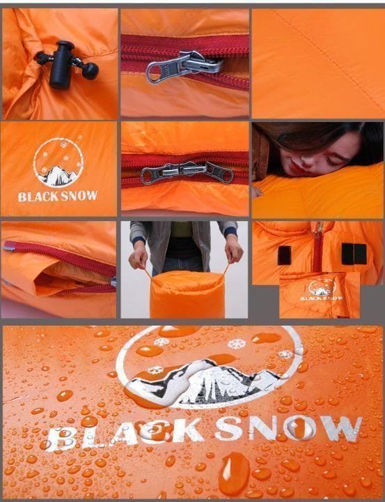 ★SALE★　高級ダウン使用　マミー型　寝袋 ダウンシュラフ　700g　グリーン