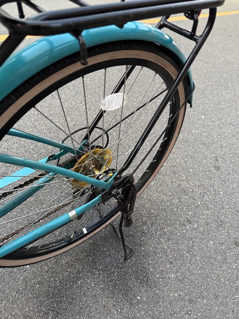 163 自転車 大阪市 【引取り限定】 美品 26インチ 変速付き