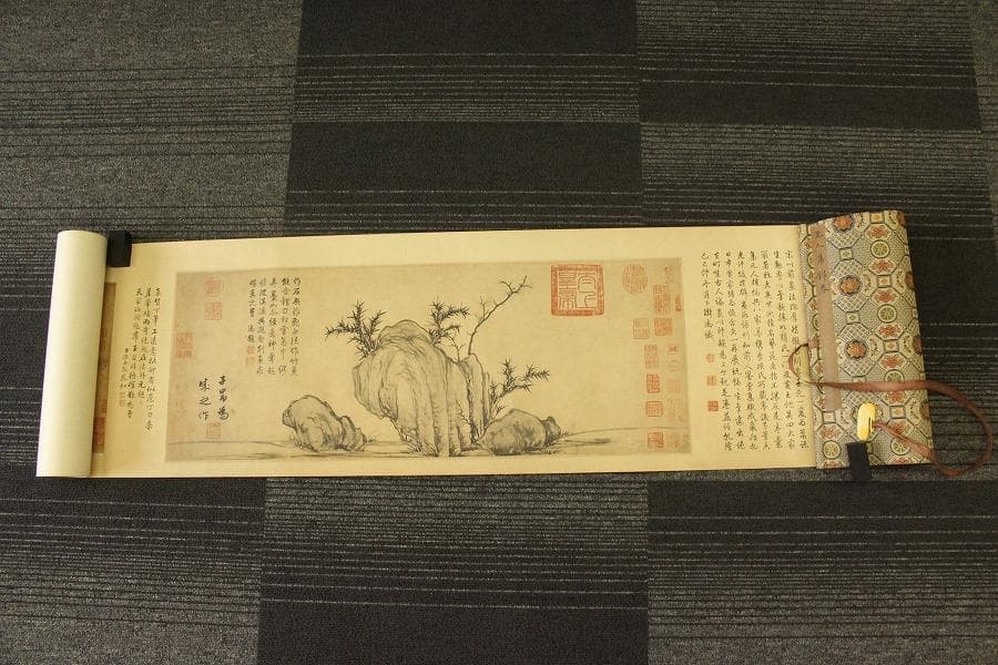 中国美術 元人集錦巻 元 ニ玄社 模写 工藝(LC915)