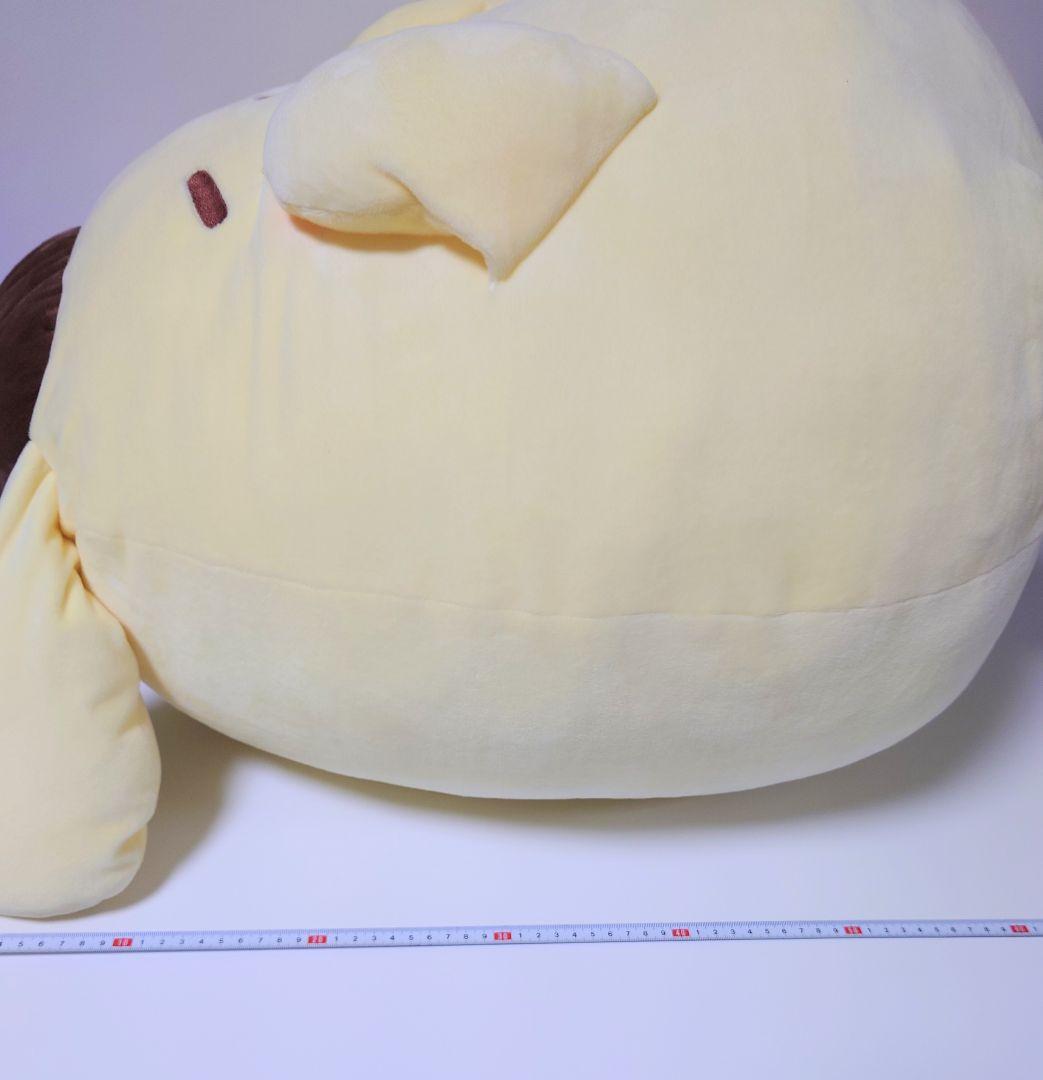 特大　ポムポムプリン　ほっぺぎゅームニュムニュ　BIG　ぬいぐるみ