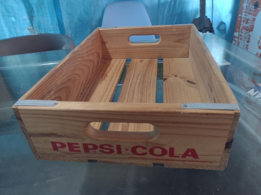 ペプシコーラ　木箱　雑貨