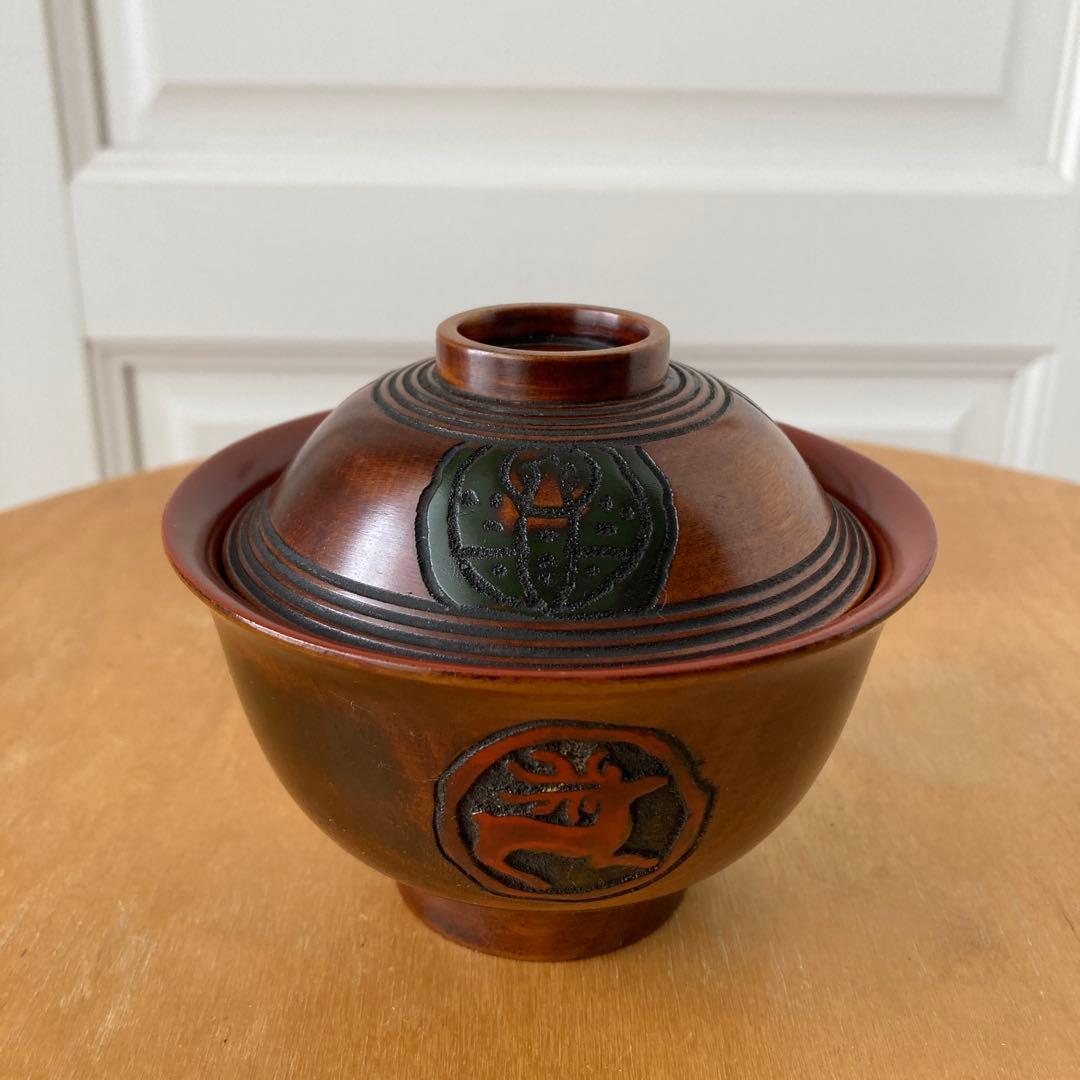 【専用です】烏城彫り　椀5客セット☆