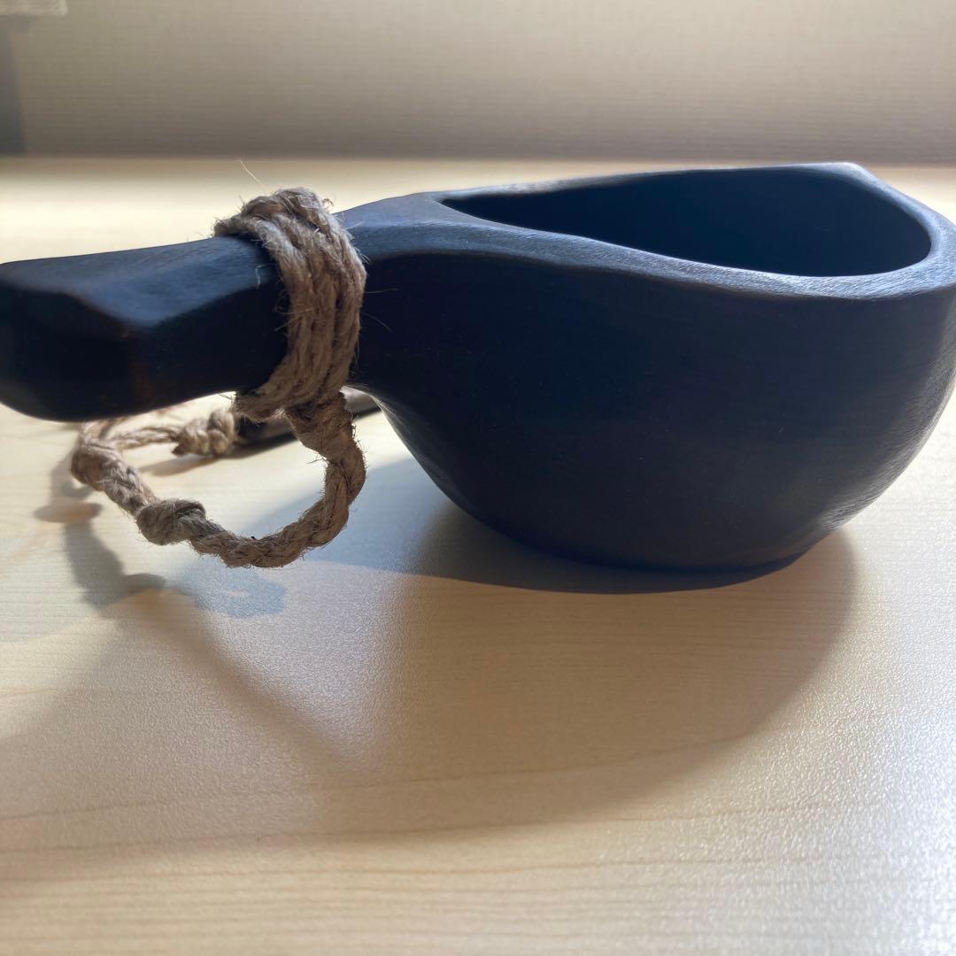 【新品】ソウルオブシベリア #1 ブラックペンダント　No.1800 ククサ