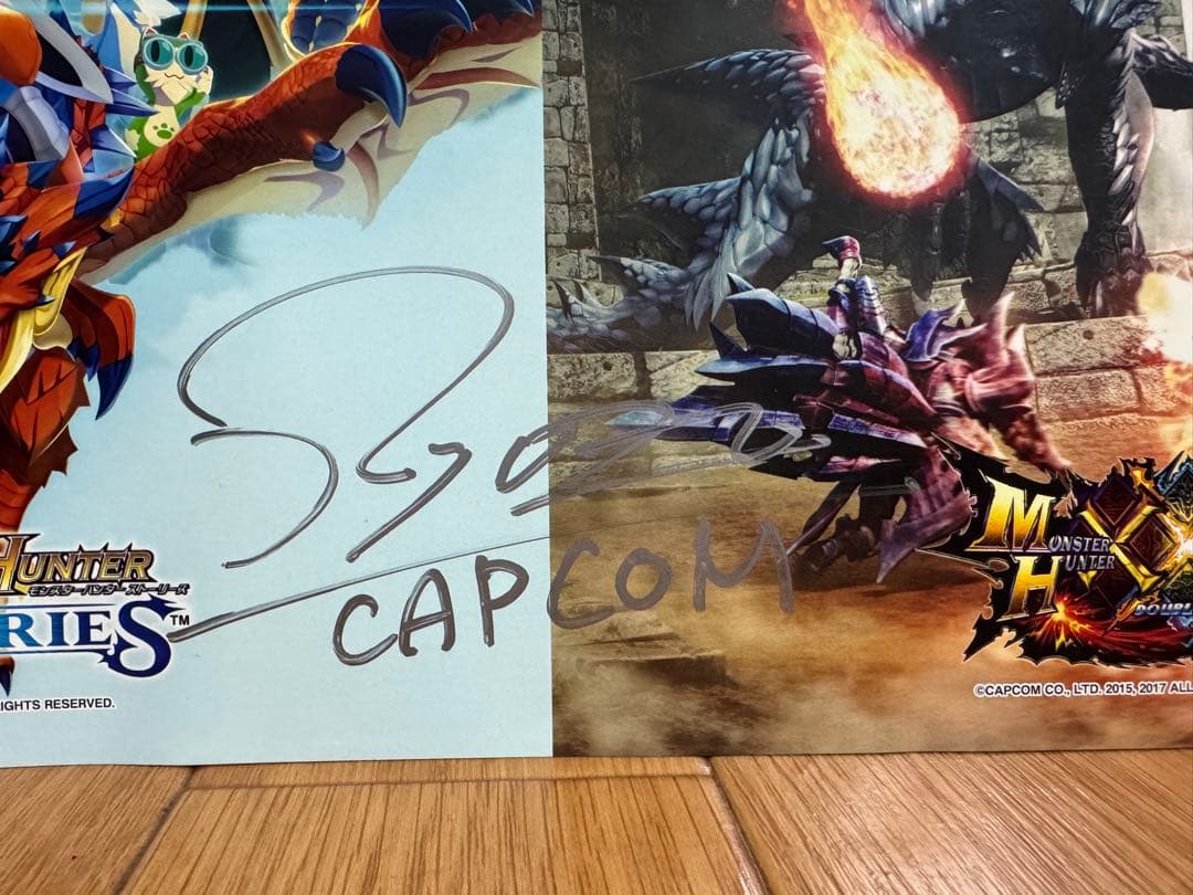 モンスターハンター　サイン入りポスター　非売品　ポスター